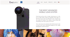 Desktop Screenshot of exolens.com
